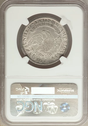 image for: 1809 50C III Edge, O-111a, R.2, XF45 NGC. NGC Census: (1/4). PCGS Population: (0/1). Mintage 1,405,810. ...
