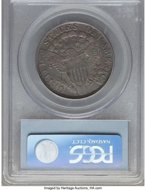 image for: 1803 50C Small 3, Large Reverse Stars, O-104, T-4, R.3, VF30 PCGS. CAC....