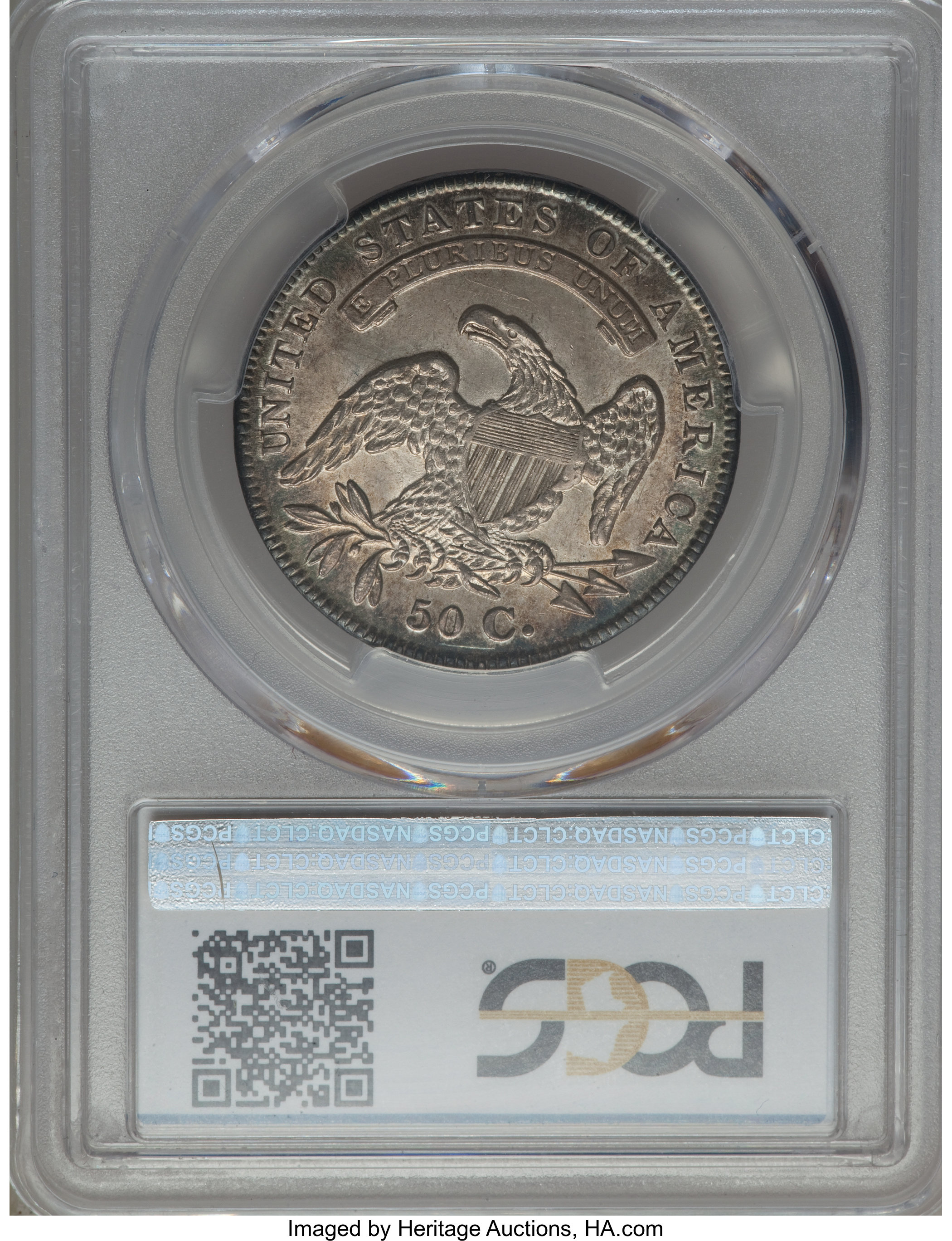 image for: 1834 50C Small Date, Small Letters, O-109, R.1, MS64 PCGS. CAC....