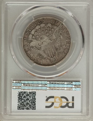 image for: 1803 50C Small 3, Large Reverse Stars, O-104, T-4, R.3, VF20 PCGS. PCGS Population: (4/14). NGC Census: (1/36). CDN: $580 W...