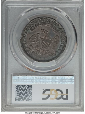 image for: 1812/1 50C Small 8, O-102, R.2, AU50 PCGS....
