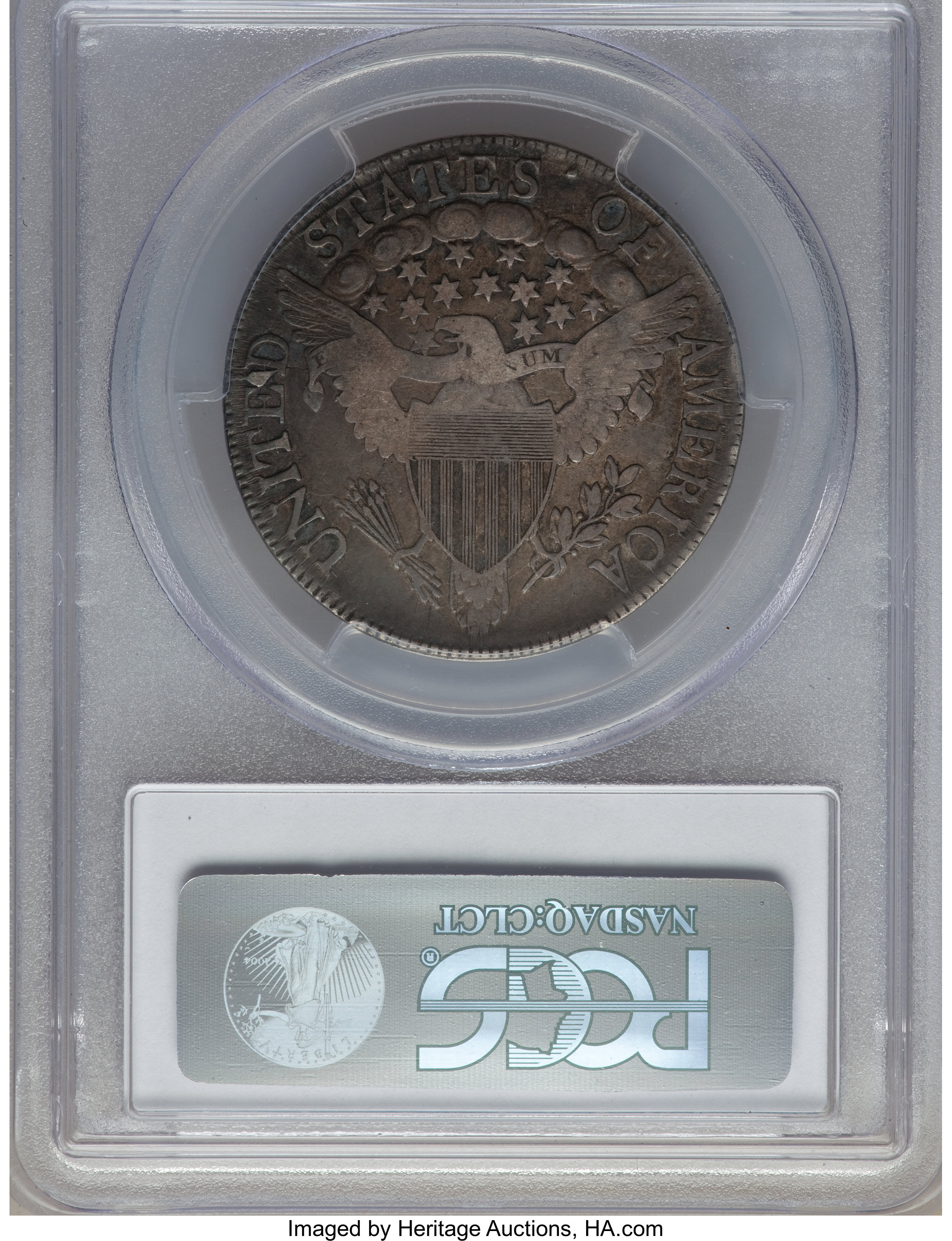 image for: 1807 50C Draped Bust, O-105a, T-4, R.4, VF20 PCGS. PCGS Population: (3/4). NGC Census: (1/9). CDN: $580 Whsle. Bid for prob...