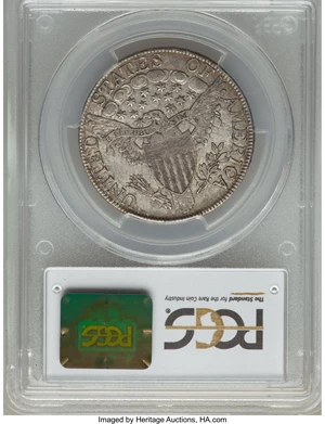 image for: 1806 50C Pointed 6, Stem, O-120, T-28, R.3, XF45 PCGS. CAC....