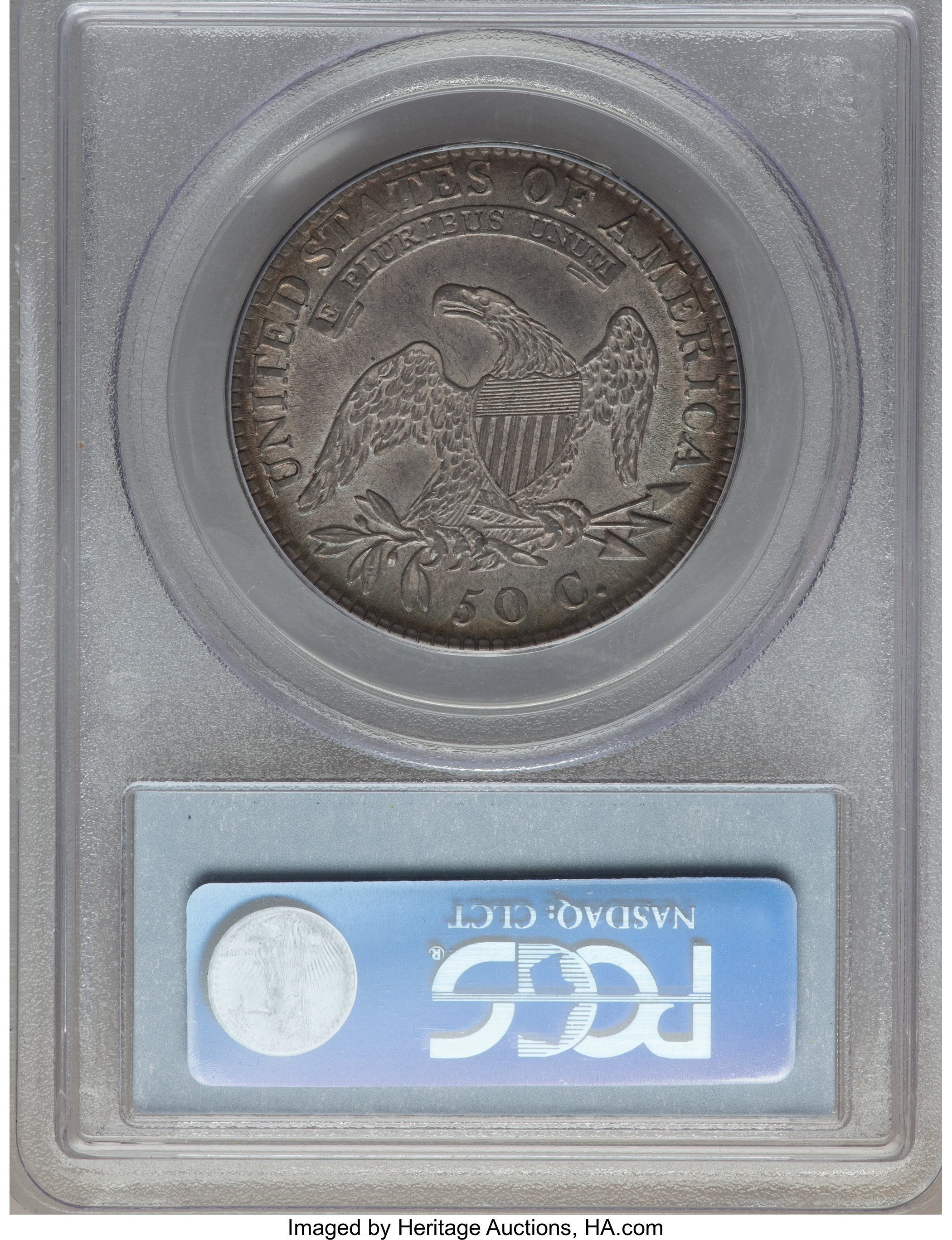 image for: 1818 50C O-111, R.1, AU55 PCGS....