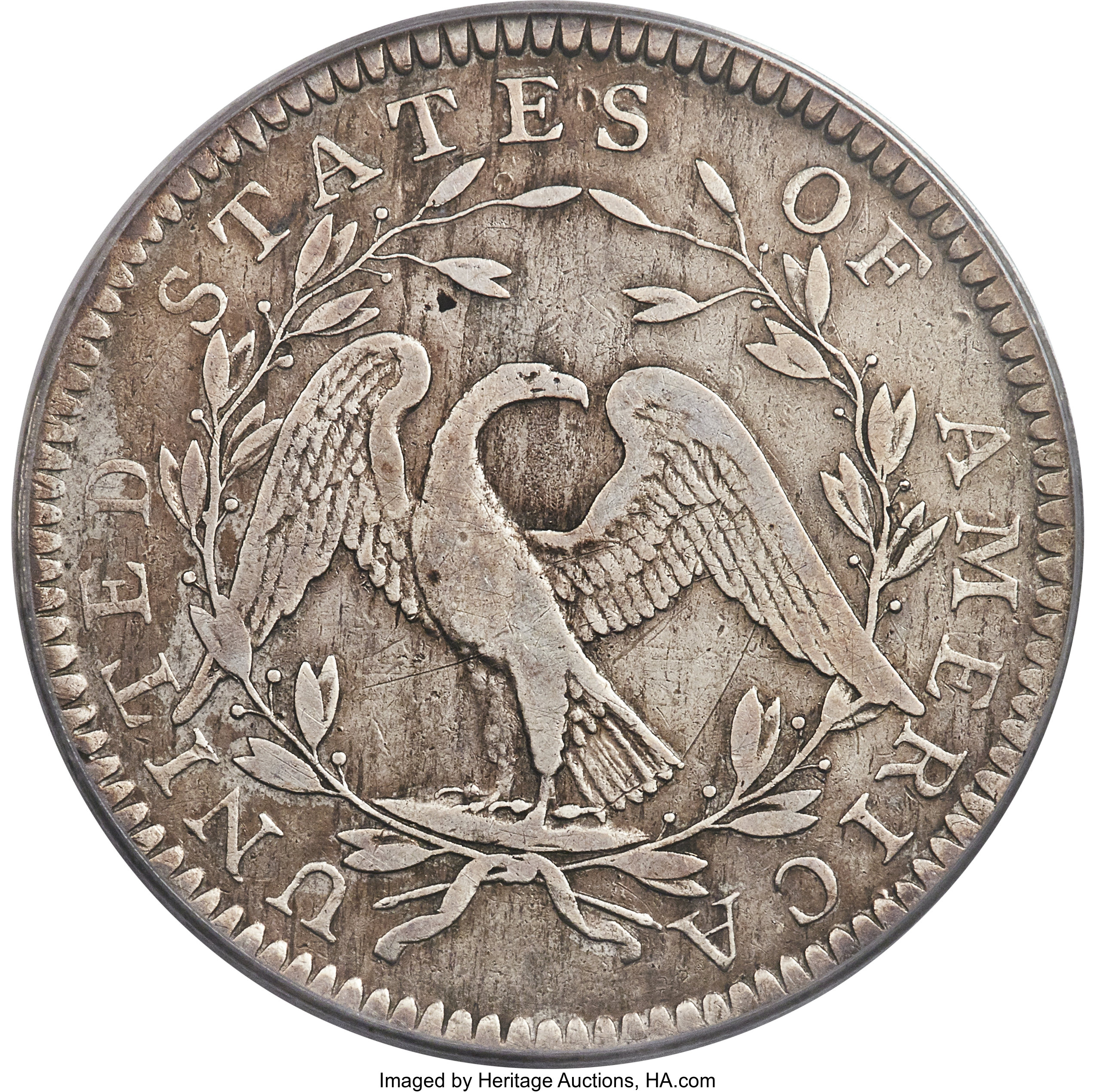 image for: 1794 50C O-106, T-4, Low R.6, Fine 12 PCGS....