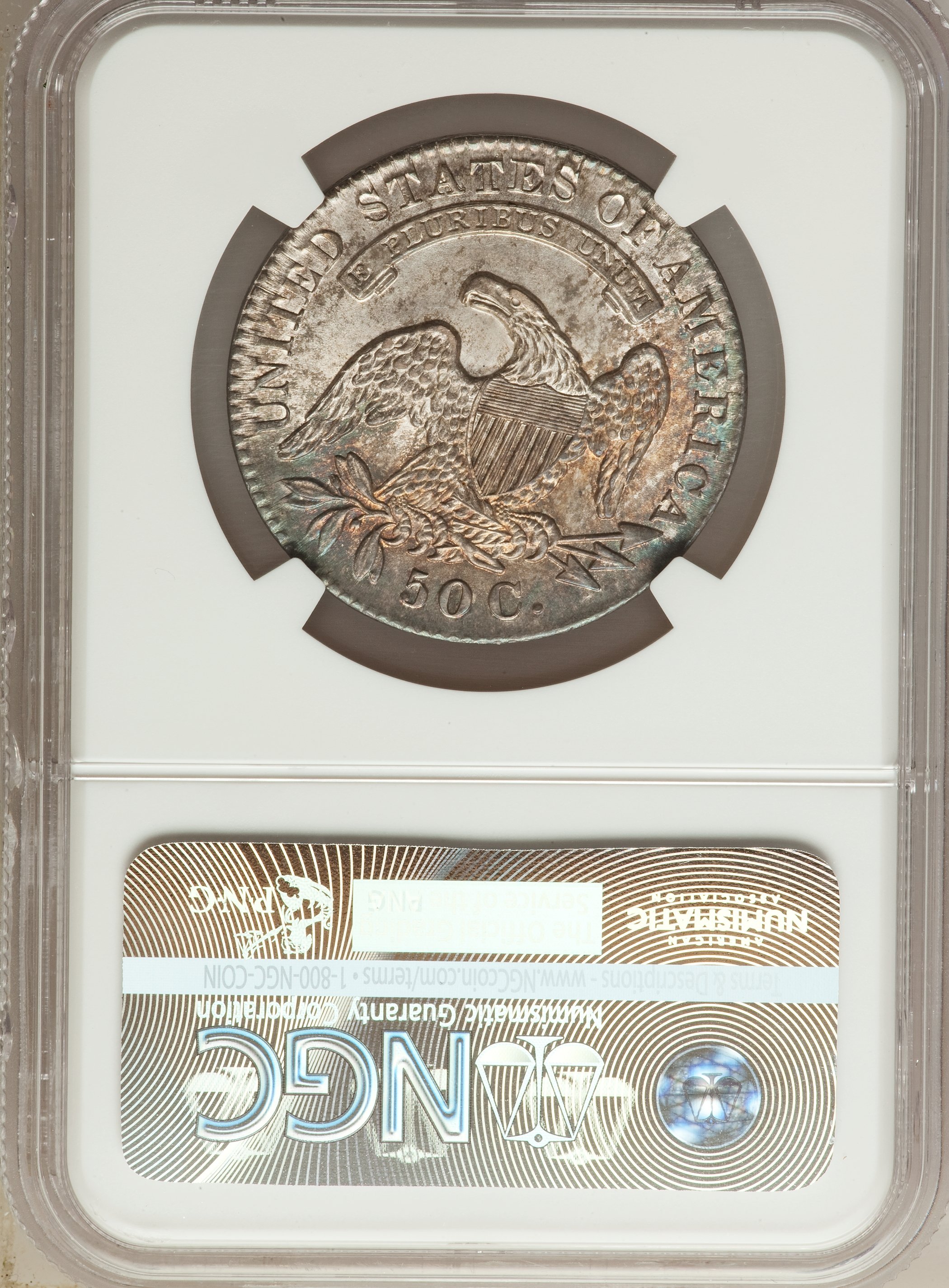 image for: 1830 50C Small 0, O-101, R.1, MS65 NGC....