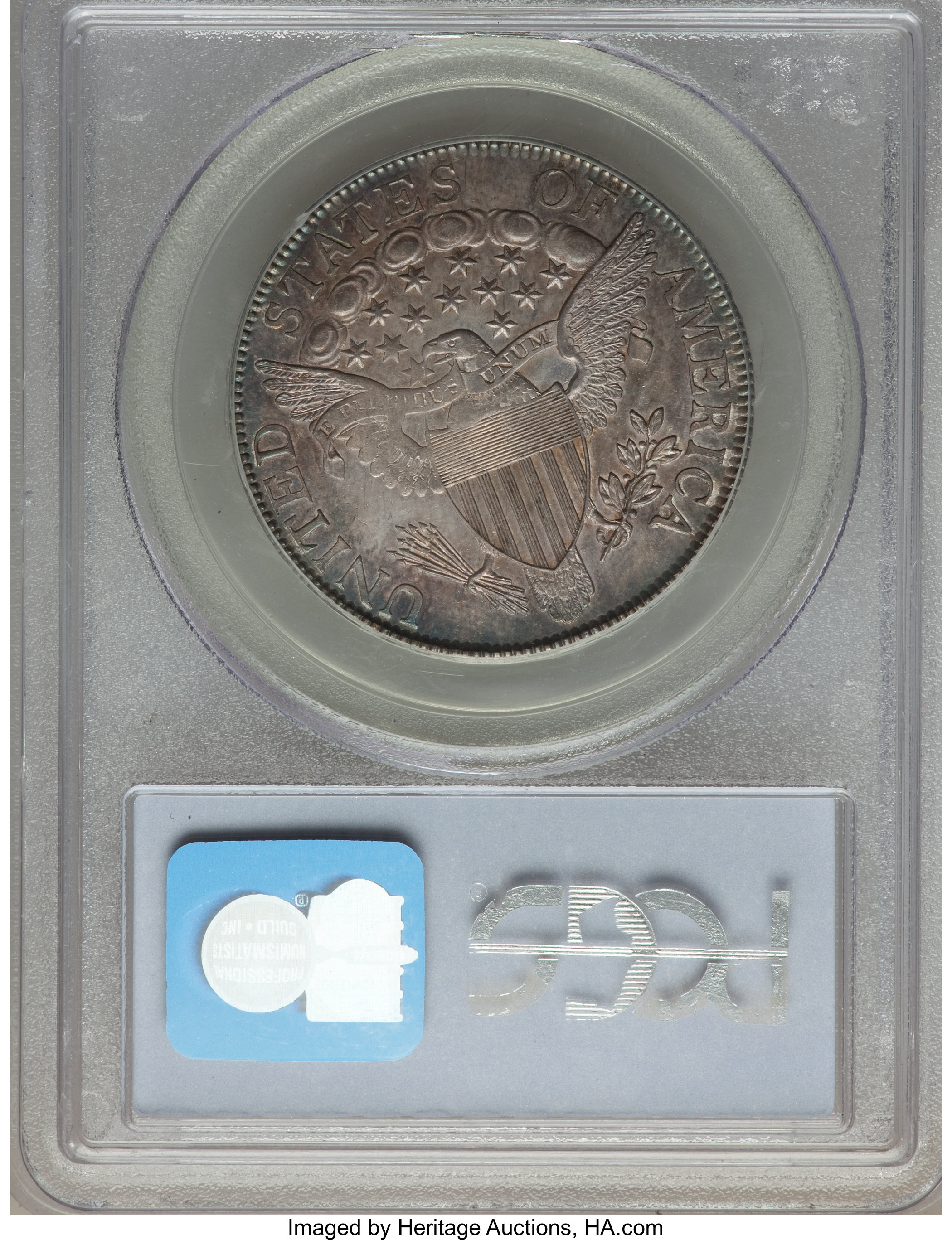 image for: 1806 50C Pointed 6, Stem, O-119, T-27, R.3, MS64 PCGS....