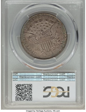 image for: 1806 50C Pointed 6, Stem, O-120, T-28, R.3, MS63 PCGS....