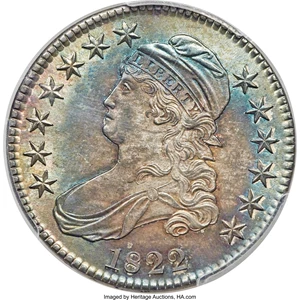 image for: 1822 50C O-105, R.3, MS65+ PCGS....