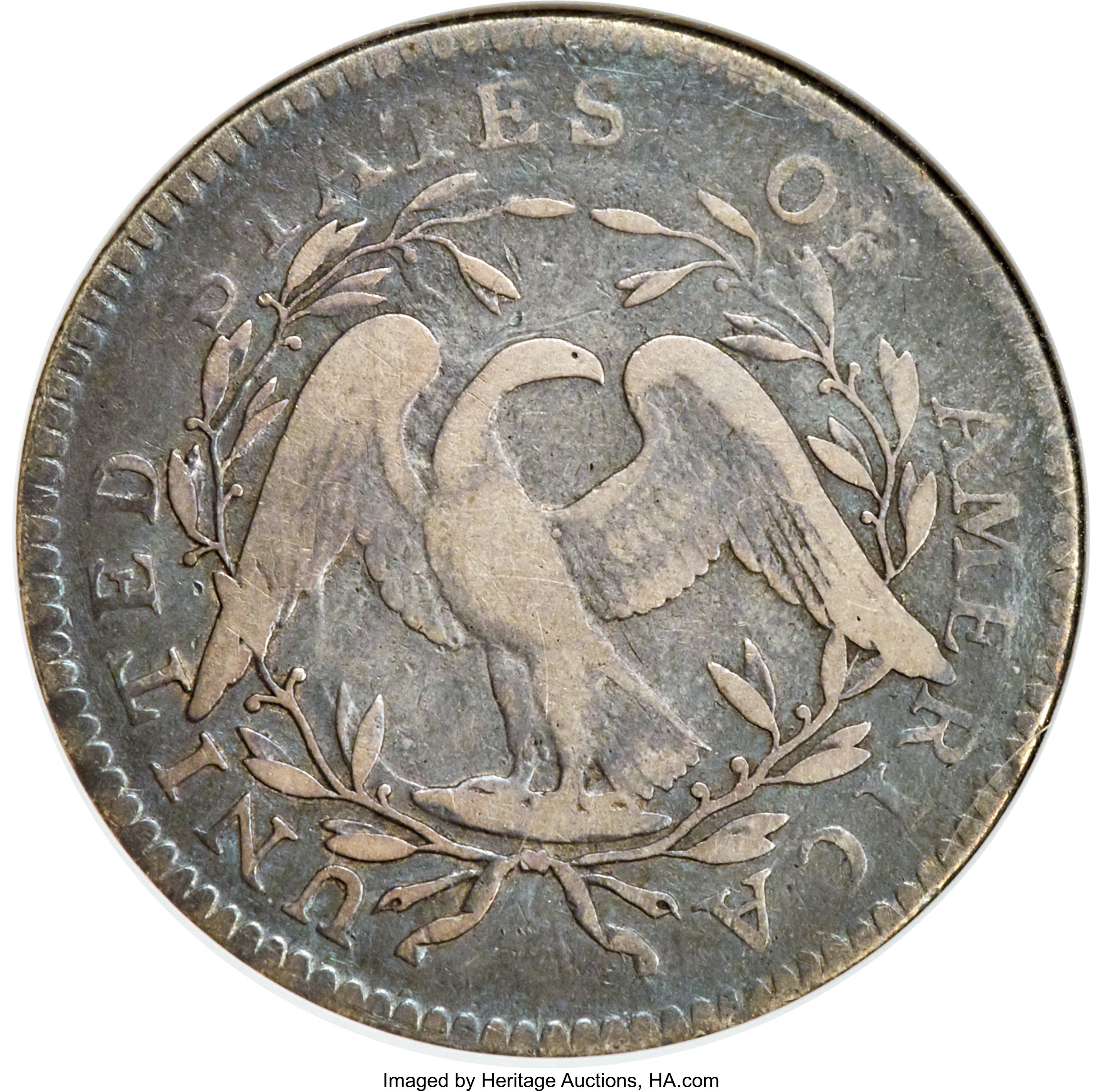 image for: 1795 50C 2 Leaves, O-125, T-13, R.4, VF20 ANACS....