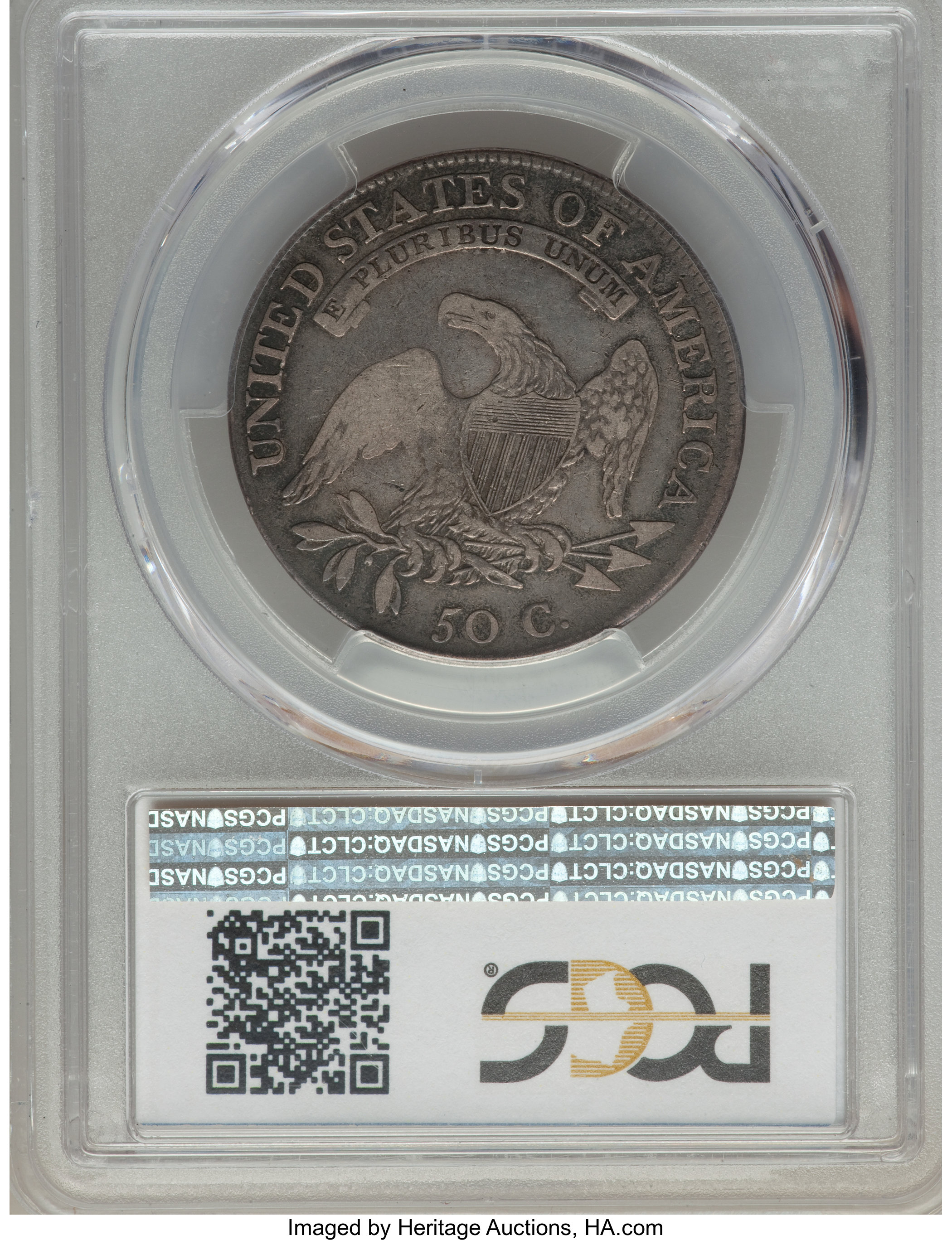 image for: 1809 50C Normal Edge, O-114a, R.5, VF25 PCGS....