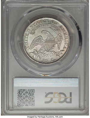 image for: 1812/1 50C Small 8, O-102, R.2, AU55 PCGS....