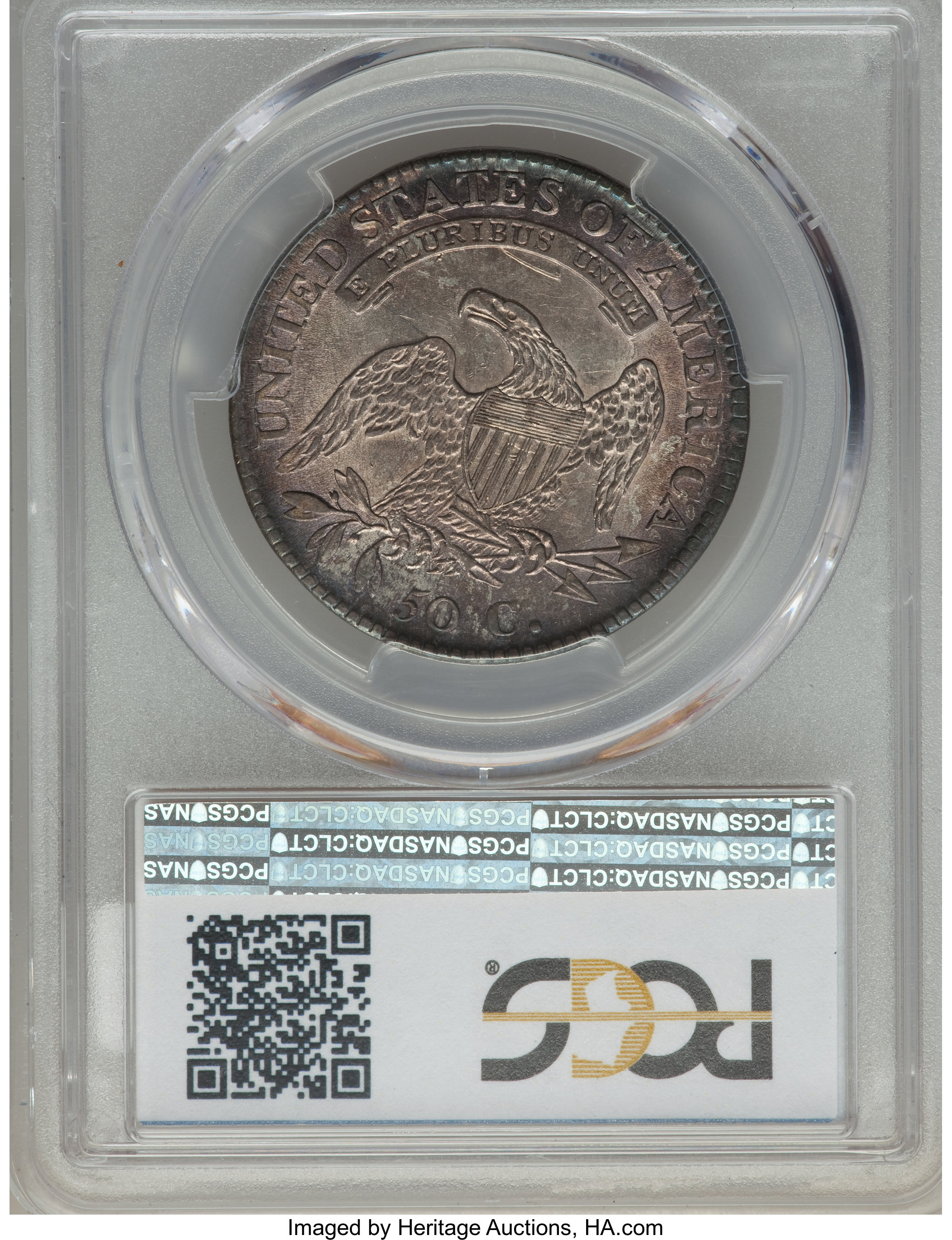 image for: 1813 50C O-108, R.3, AU58 PCGS....