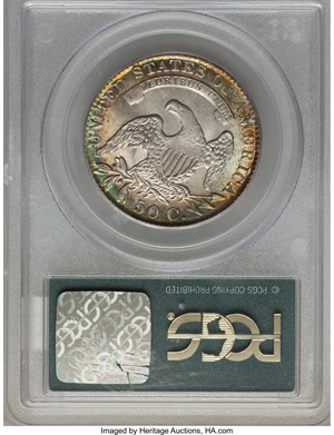 image for: 1830 50C Small 0, O-103, R.1, MS63 PCGS....