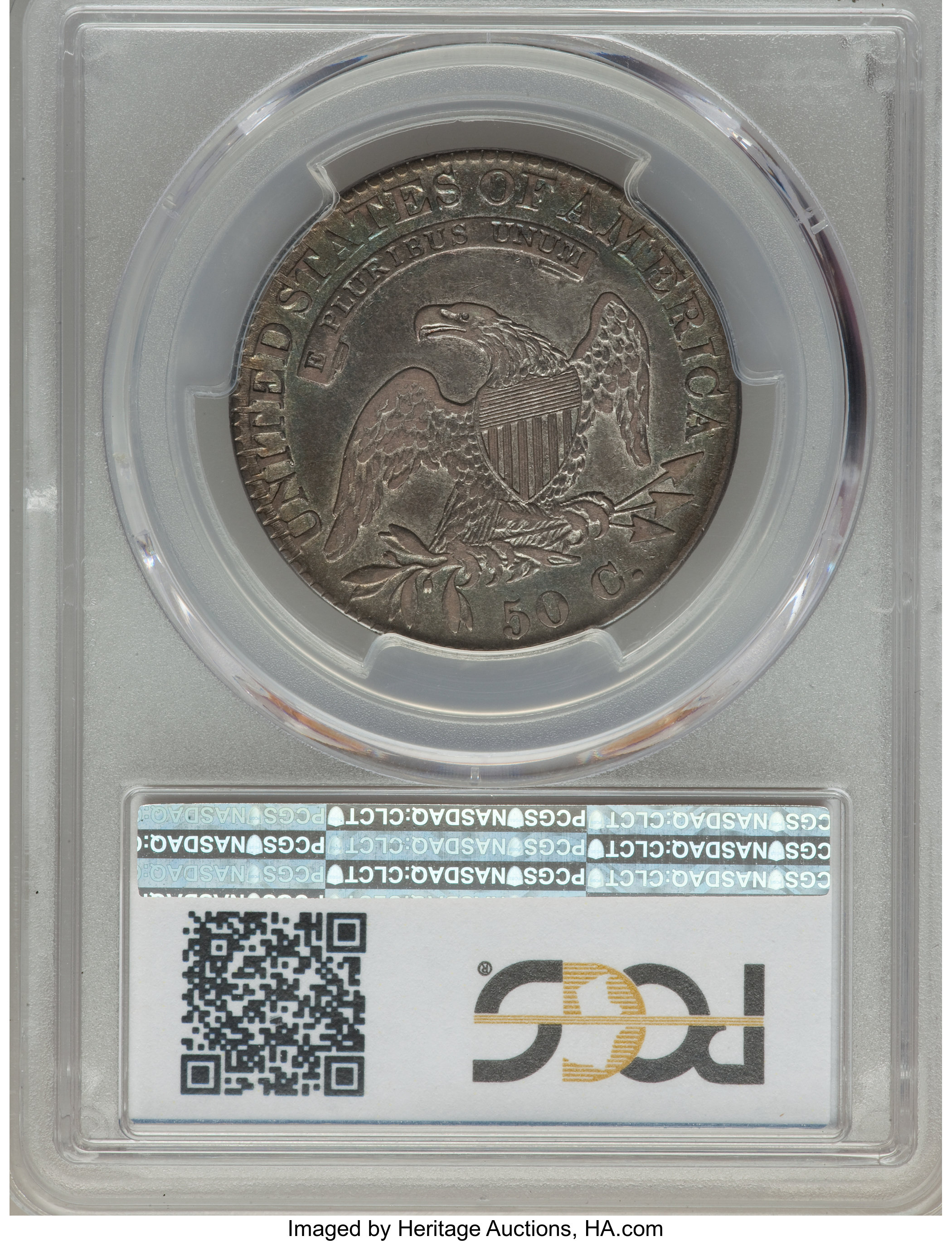 image for: 1822/1 50C O-102, High R.4, VF35 PCGS. PCGS Population: (1/13). NGC Census: (2/6).From The Southeast Kansas Collectio...
