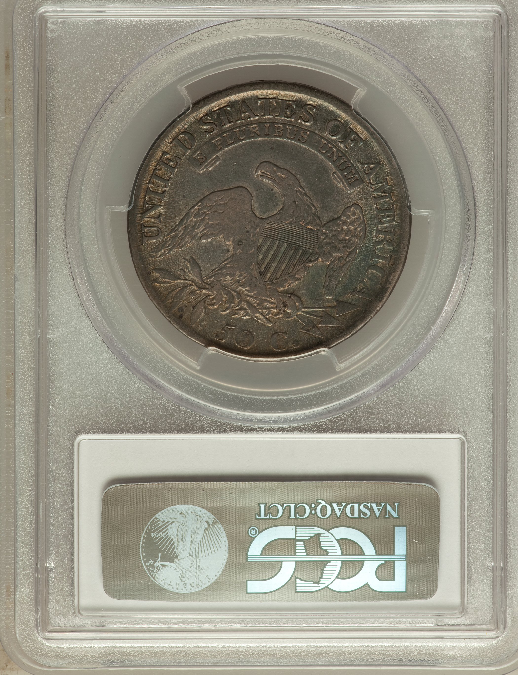 image for: 1811 50C Small 8, O-110, R.1, VF35 PCGS. PCGS Population (0/0). NGC Census: (0/0).  ...