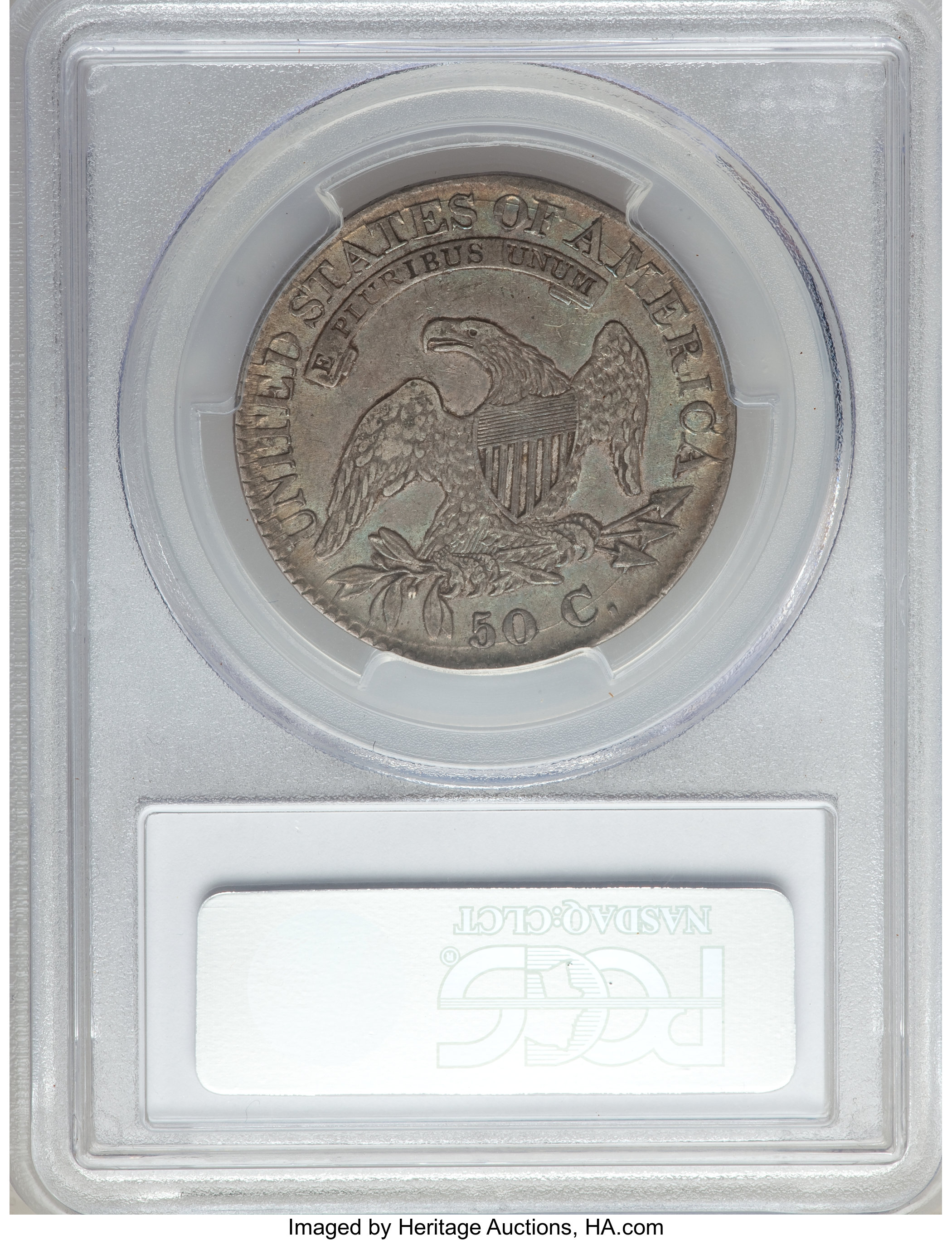 image for: 1826 50C O-116a XF40 PCGS. PCGS Population (3/6). NGC Census: (0/0)....