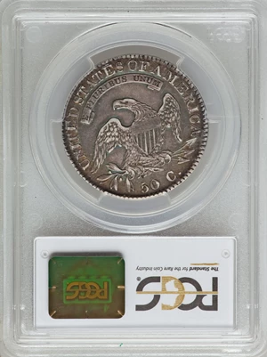 image for: 1823 50C O-104, R.3, XF40 PCGS. PCGS Population (4/11). NGC Census: (0/0). Mintage: 1,694,200. ...