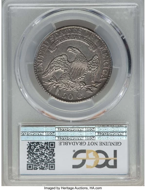 image for: 1826 50C O-108a, R.1, -- Cleaning -- PCGS Genuine. AU Details. NGC Census: (2/14). PCGS Population: (2/8). CDN: $300 Whsle....
