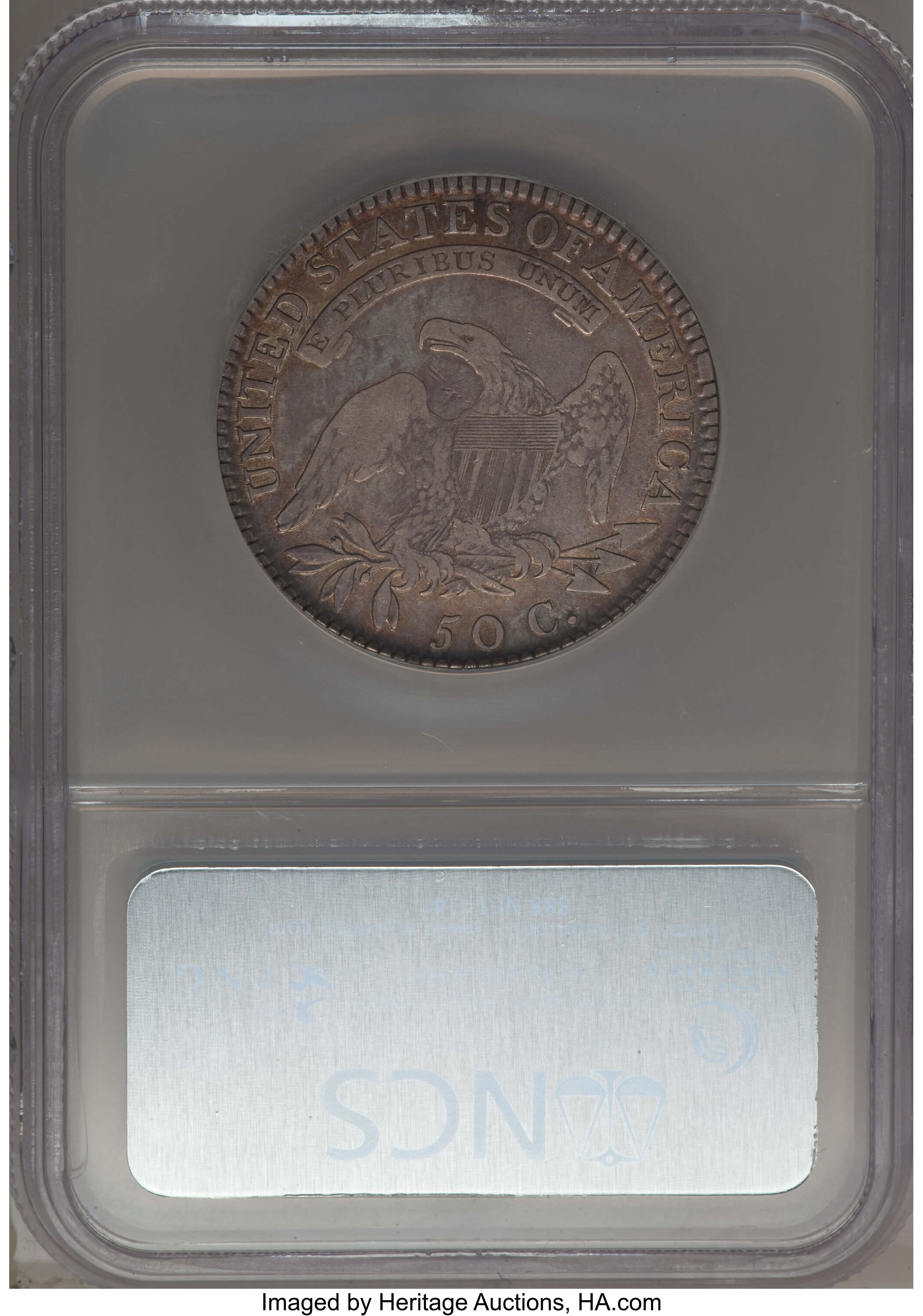 image for: 1818 50C O-106a, R.3, -- Improperly Cleaned -- NCS. Fine Details. NGC Census: (0/8). PCGS Population: (2/4). CDN: $65 W...