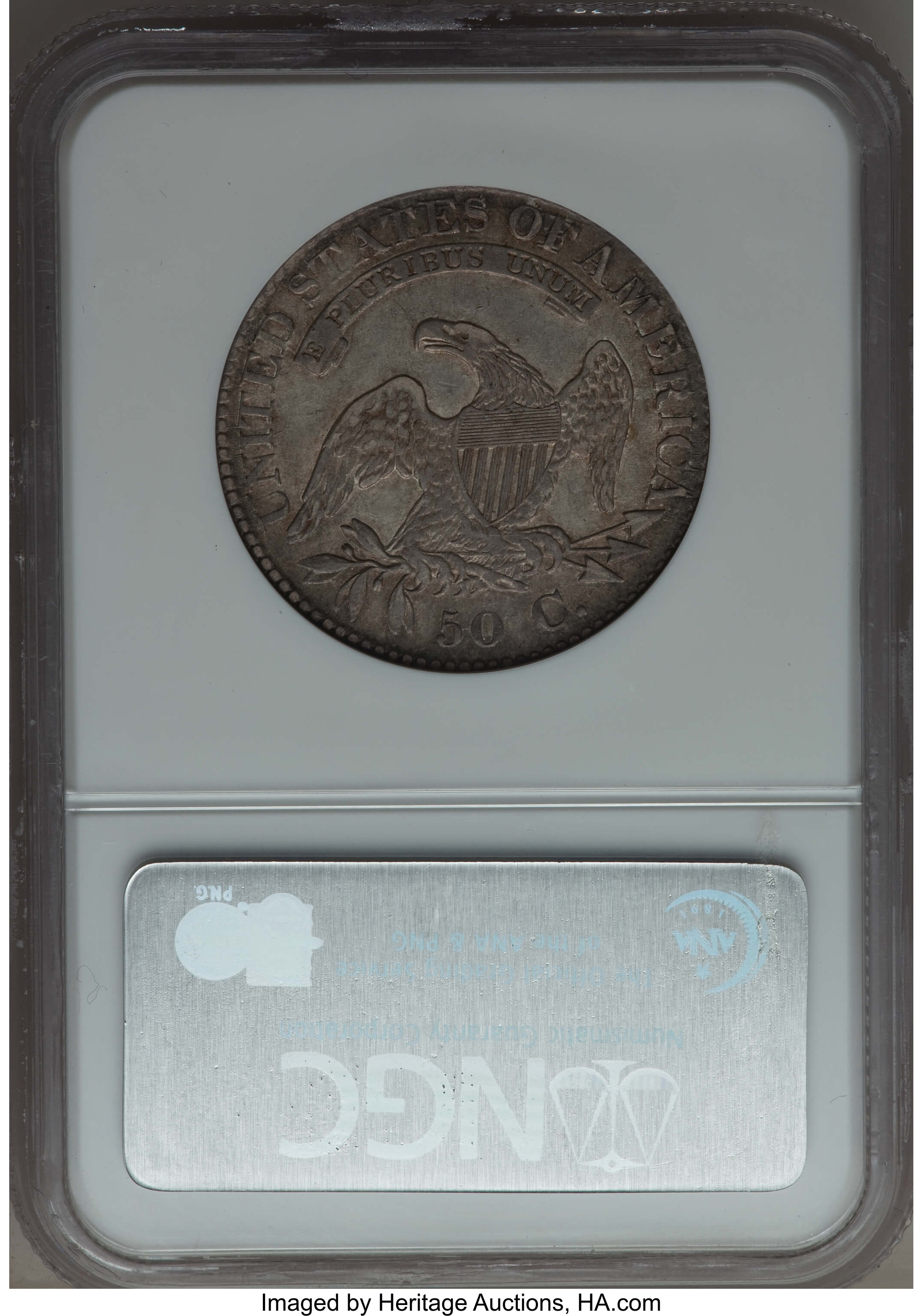 image for: 1824/1 50C O-101a, R.2, VF30 NGC. NGC Census: (2/24). PCGS Population: (3/16).  ...