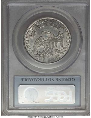 image for: 1826 50C O-104a, R.3, -- Cleaning -- PCGS Genuine. From The Donald R. Frederick Collection of Early U.S. Coinage: Bayside...