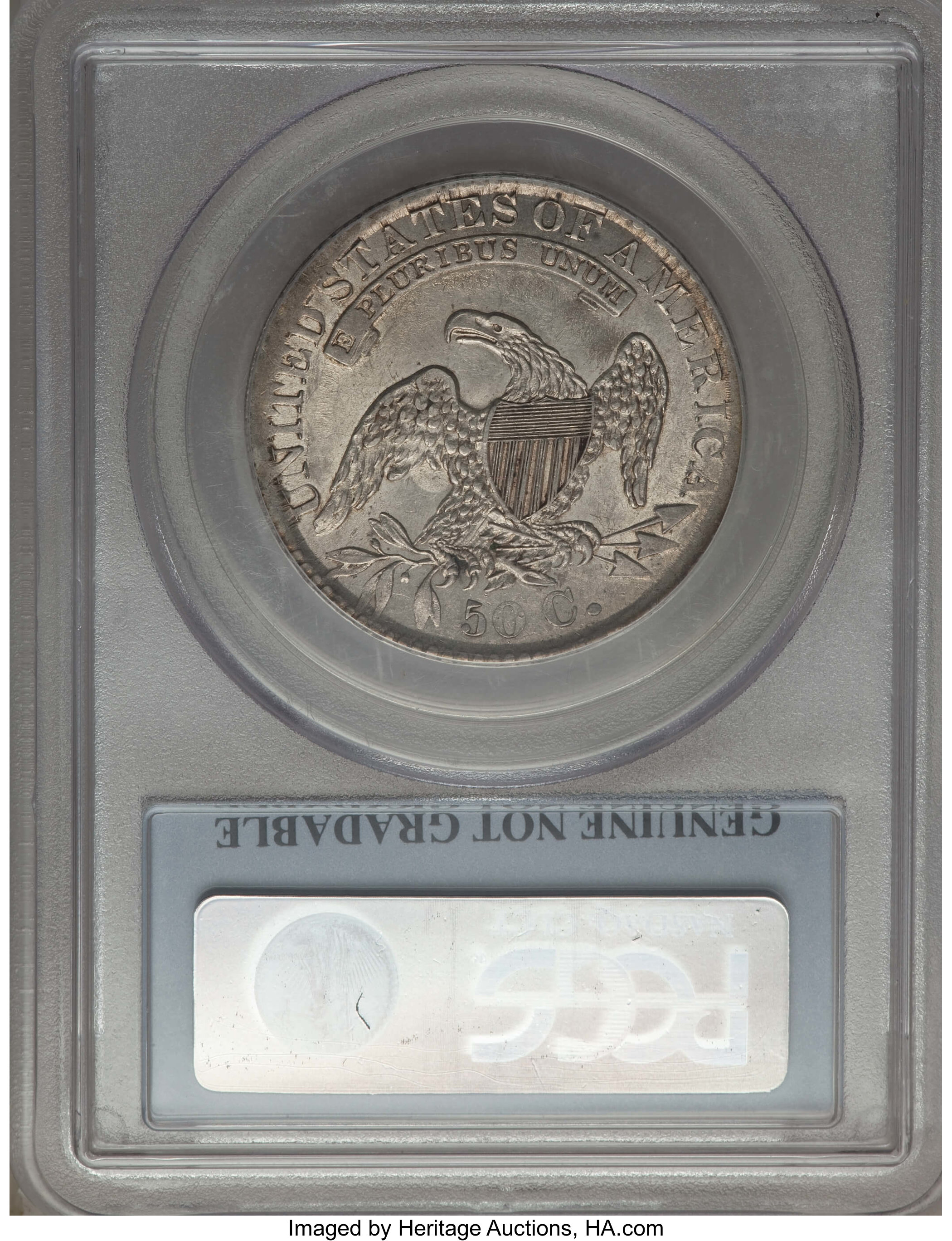 1832 50c Small Letters, O-105a G4 CAC thumbnail 6