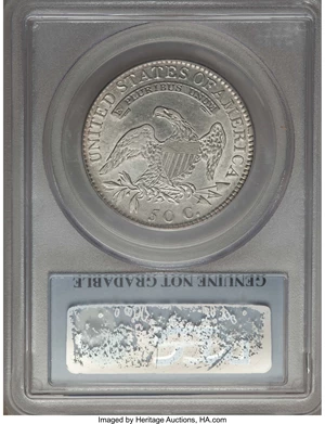 image for: 1818 50C O-110, R.4, -- Cleaning -- PCGS Genuine. Mintage 1,960,322. From The Donald R. Frederick Collection of Early U....