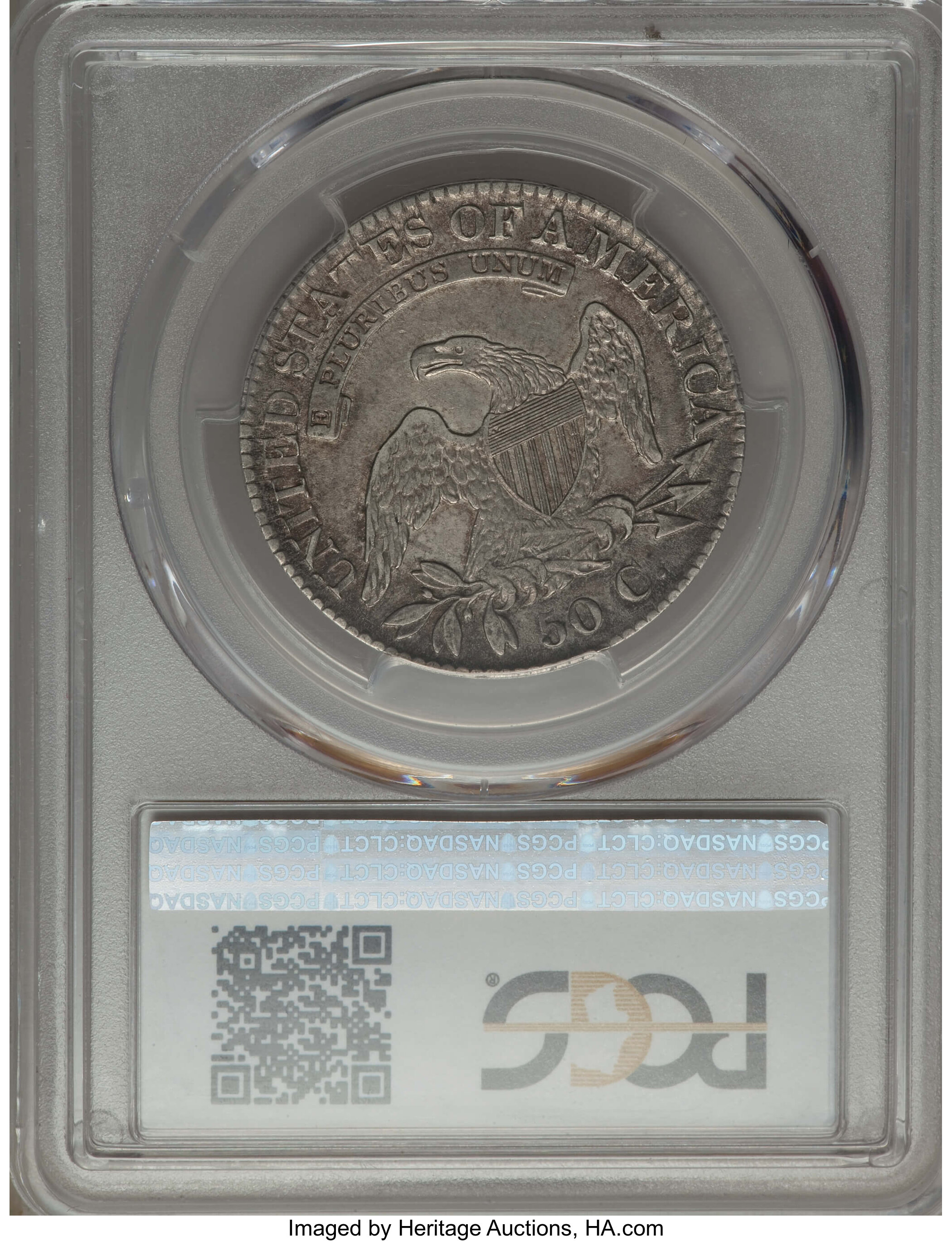 image for: 1823 50C O-105, R.1, VF35 PCGS. CAC. PCGS Population: (2/18). NGC Census: (1/33).  ...