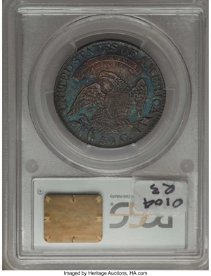 image for: 1826 50C O-105, R.3, AU53 PCGS. PCGS Population: (0/0). NGC Census: (0/0). Mintage 4,000,000. From The Southeast...