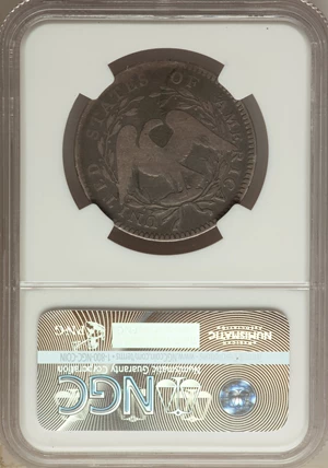 image for: 1795 50C 2 Leaves, O-102, T-26, R.4, VG8 NGC....