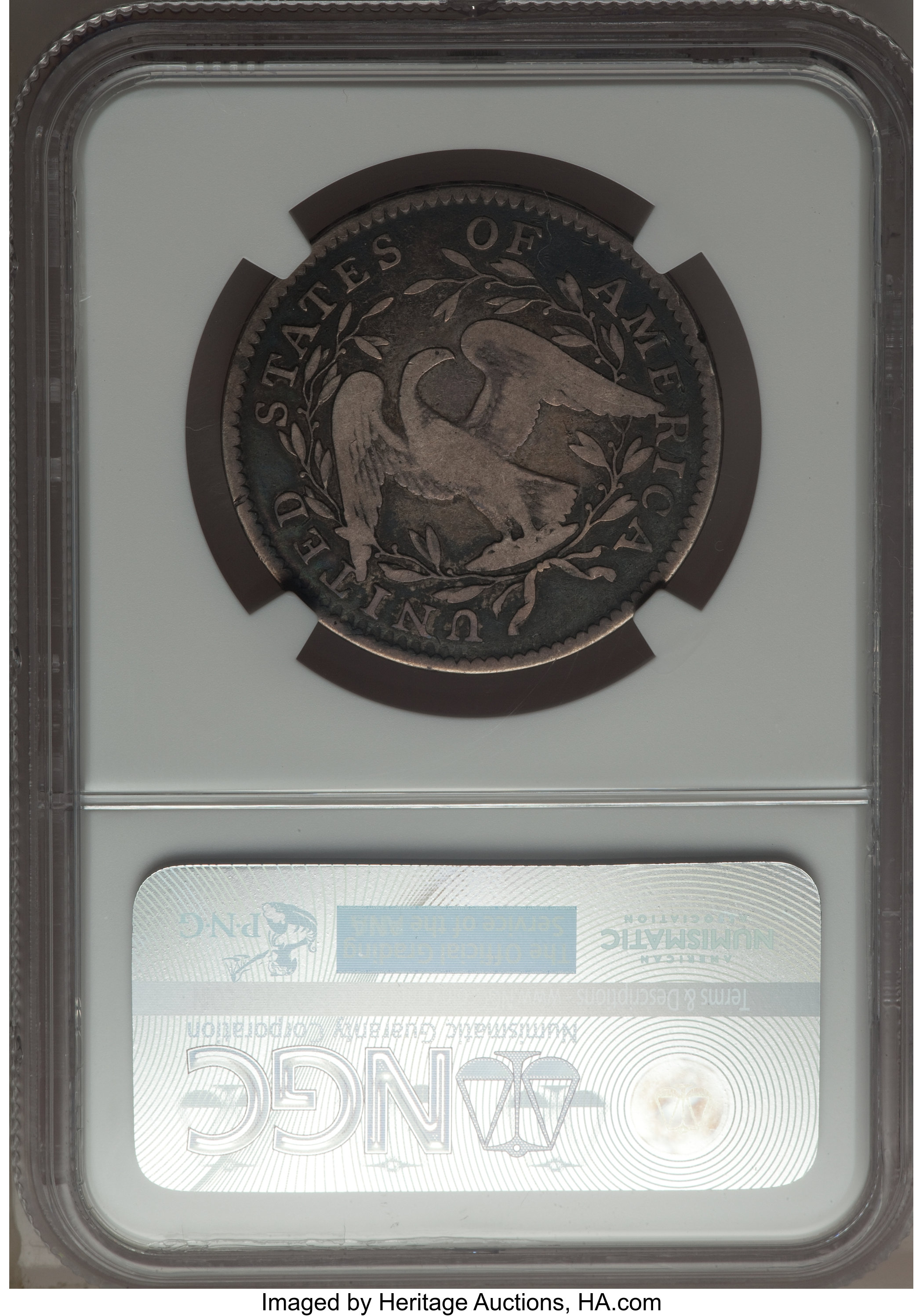 image for: 1795 50C 2 Leaves, O-116, T-11, R.4, Fine 15 NGC....