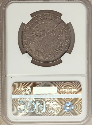 image for: 1806/5 50C O-101, T-6, R.3, AU53 NGC....