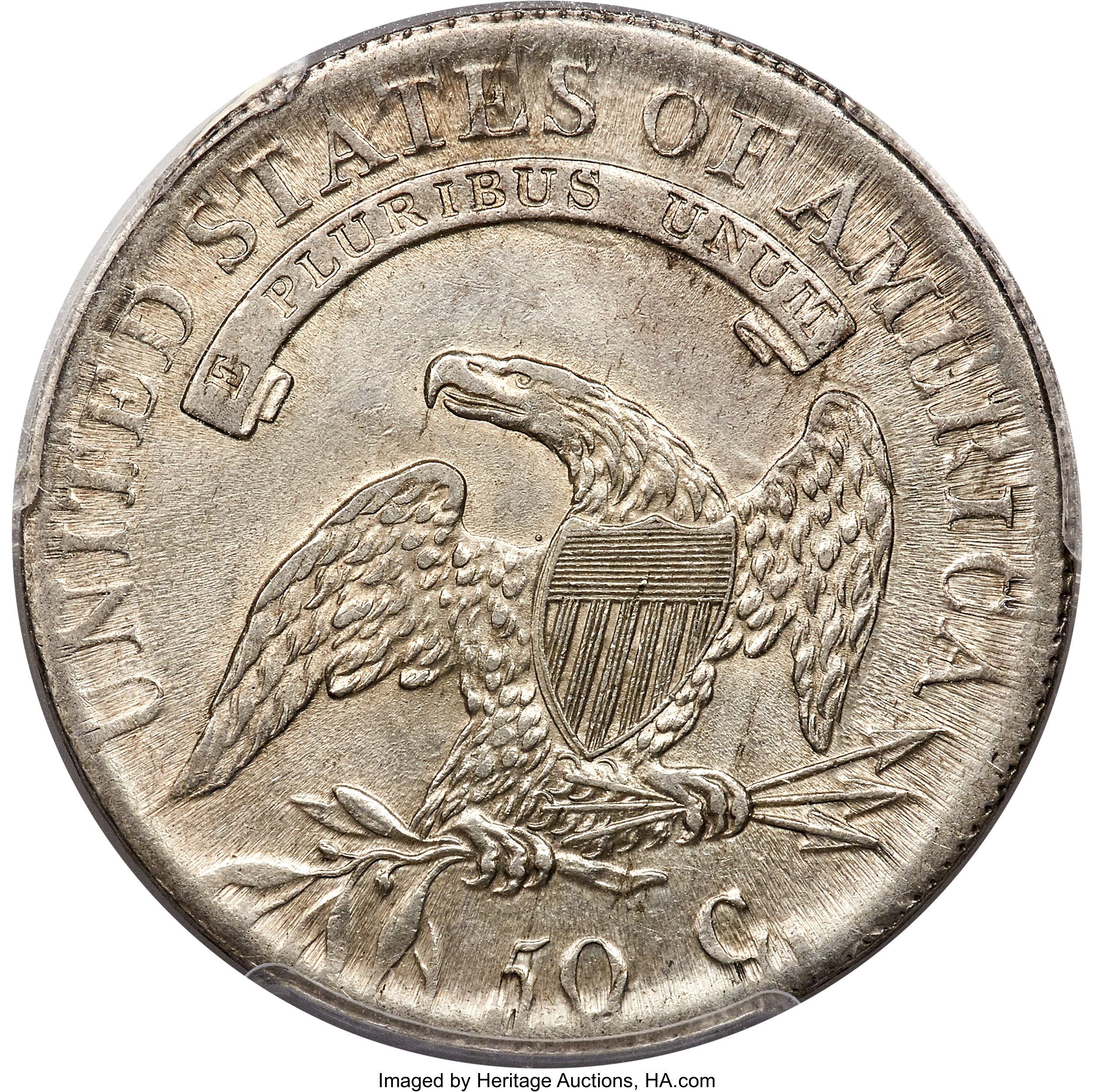 image for: 1808 50C O-103, R.1, AU58 PCGS....