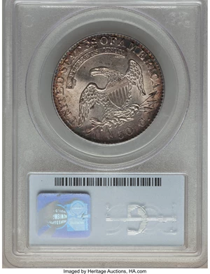 image for: 1823 50C O-108a, R.3, MS64 PCGS....