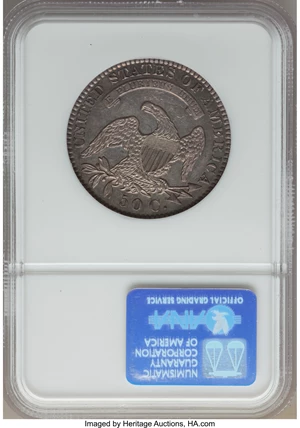 image for: 1830 50C Small 0, O-103, R.1, MS62 NGC....
