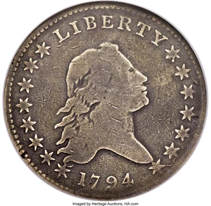 image for: 1794 50C O-104, T-11, R.5, VG10 NGC....