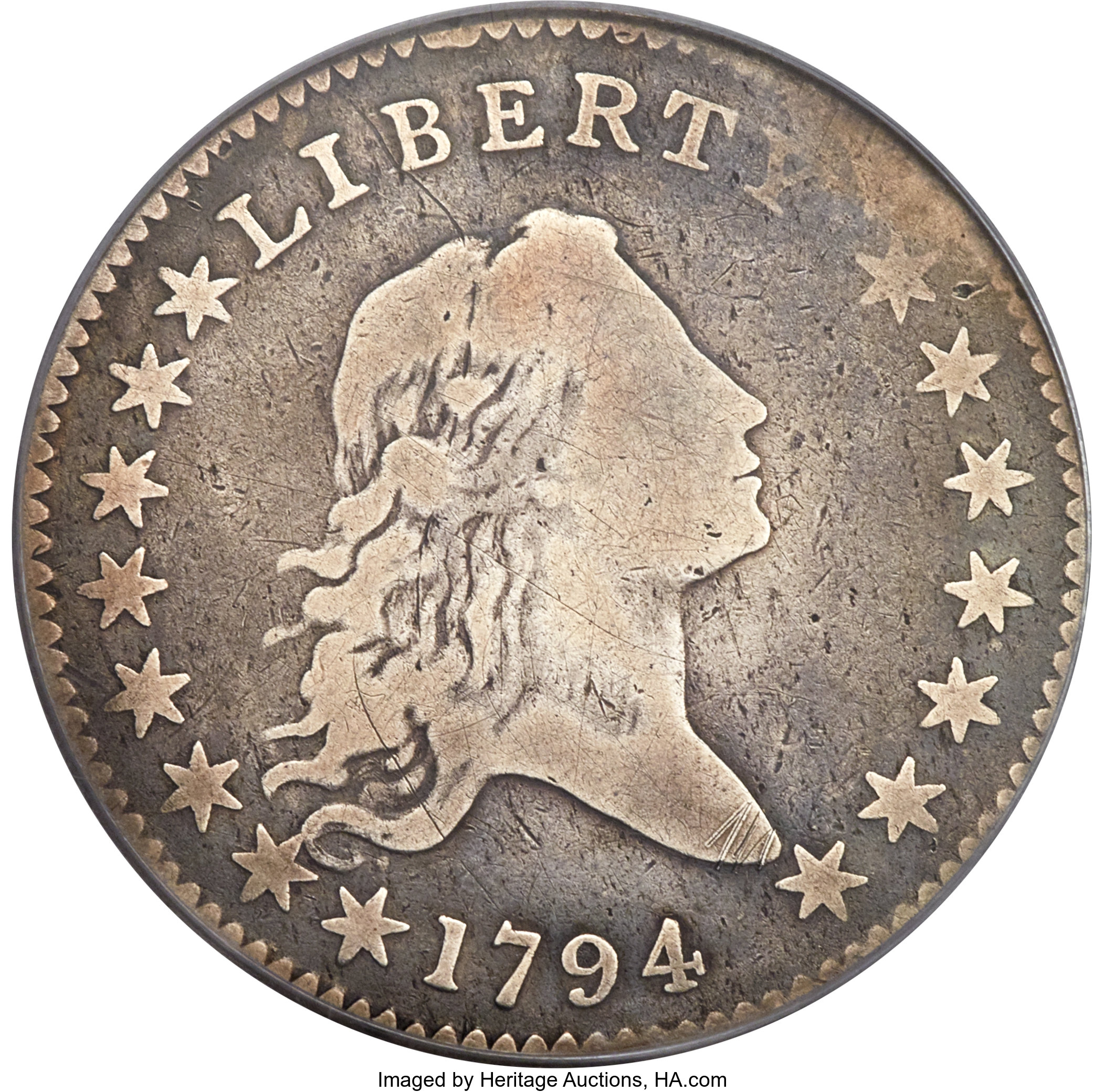 image for: 1794 50C O-105, T-3, R.5, Good 4 PCGS....