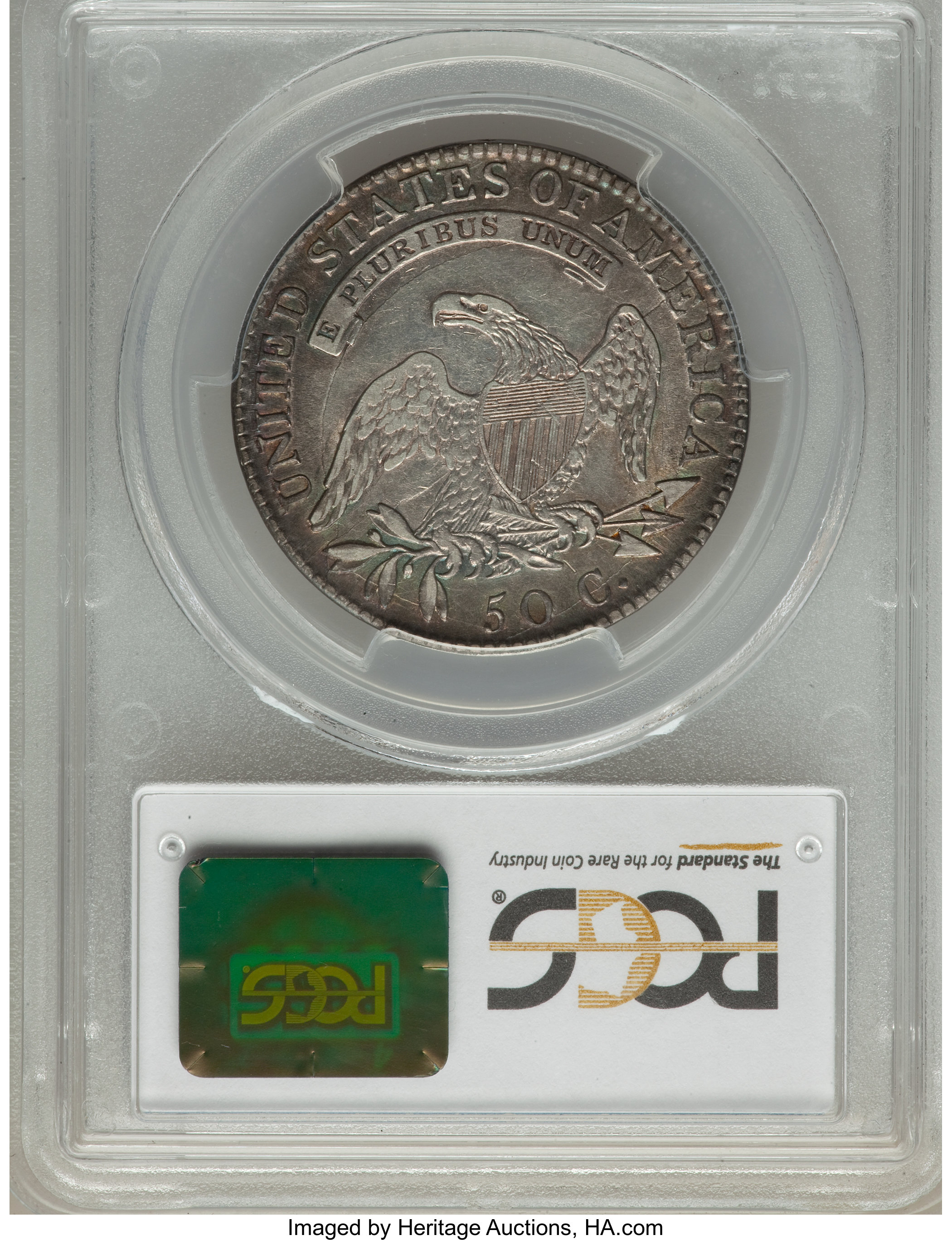 image for: 1819/8 50C Large 9, O-103a, R.4, XF40 PCGS. PCGS Population: (2/9). NGC Census: (0/10). CDN: $130 Whsle. Bid for problem-fr...