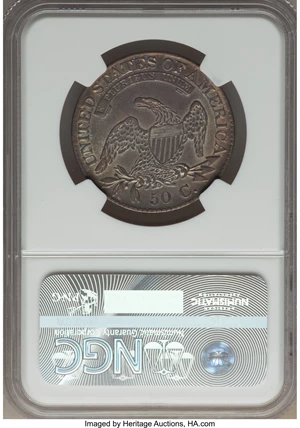 image for: 1826 50C O-109, R.1, AU58 NGC. CAC....