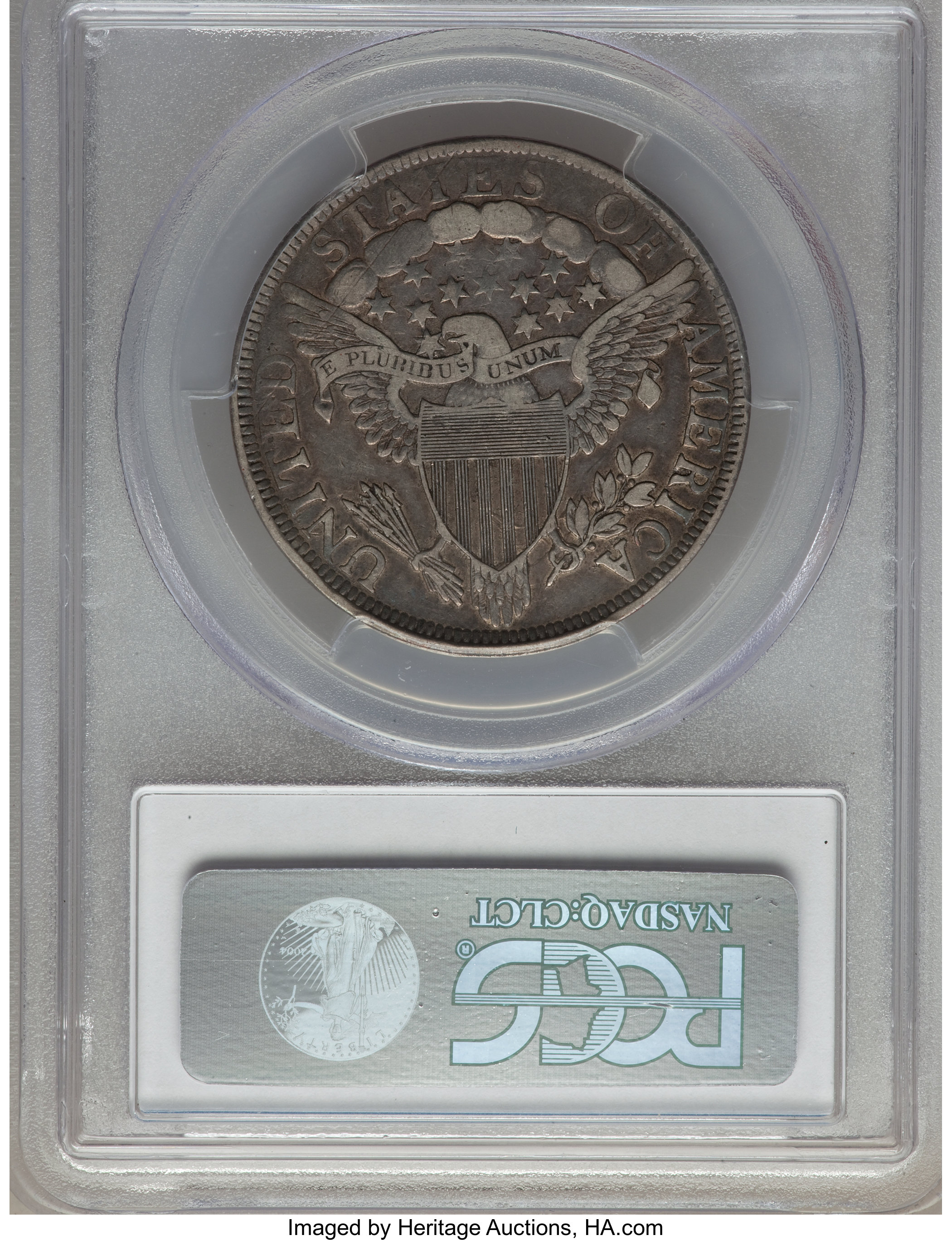 image for: 1803 50C Large 3, Large Reverse Stars, O-103, T-3, R.3, VF30 PCGS. CAC....