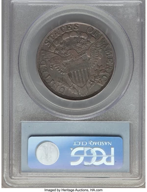 image for: 1803 50C Small 3, Large Reverse Stars, O-104, T-4, R.3, VF30 PCGS. CAC....