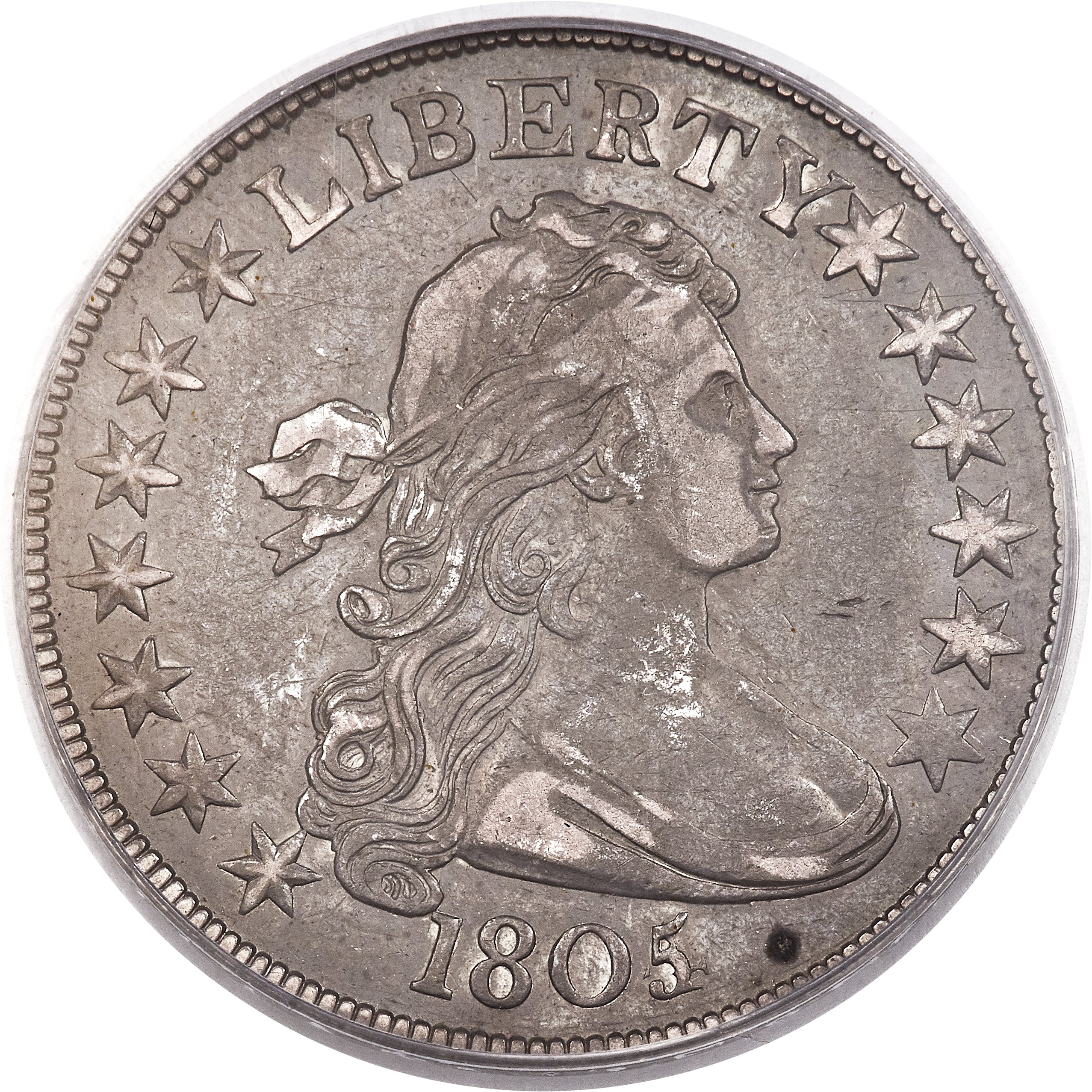 image for: 1805/4 50C O-102, T-5, R.3, XF40 PCGS....