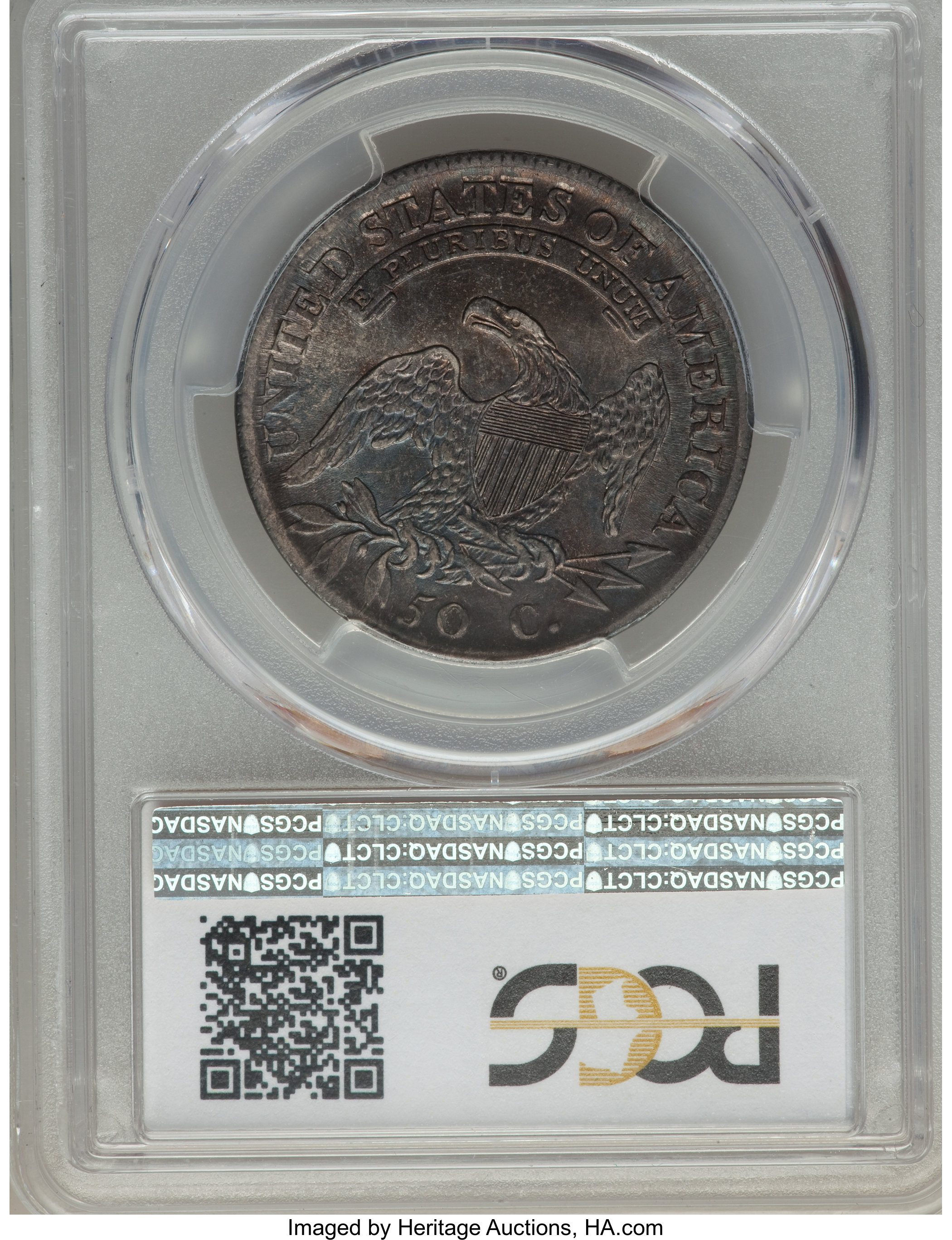 image for: 1811 50C Large 8, O-104a, R.1, AU58 PCGS....
