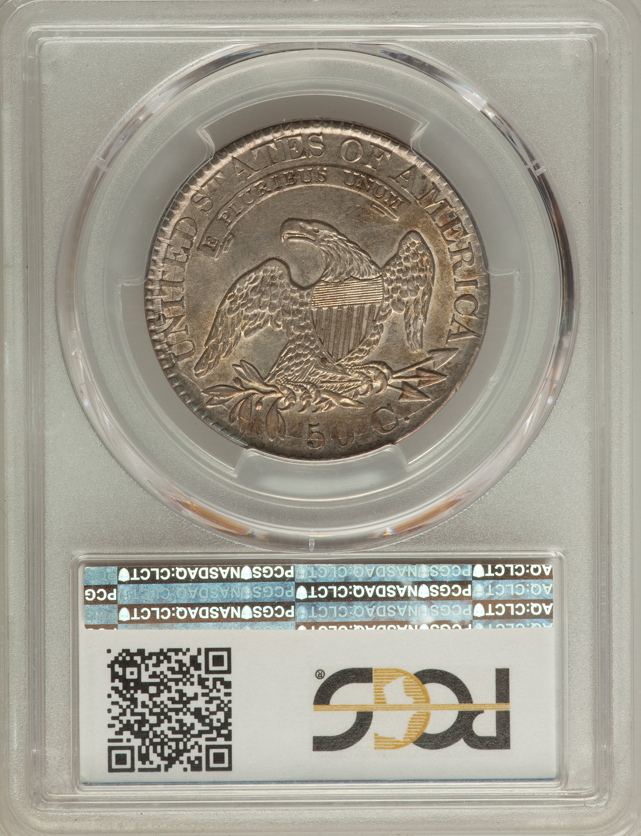 image for: 1827/6 50C O-101, R.2, AU58 PCGS....