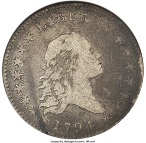 image for: 1794 50C O-101, T-7, High R.3, Fine 12 ANACS....