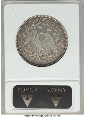 image for: 1794 50C O-101, T-7, High R.3, VF20 ANACS....