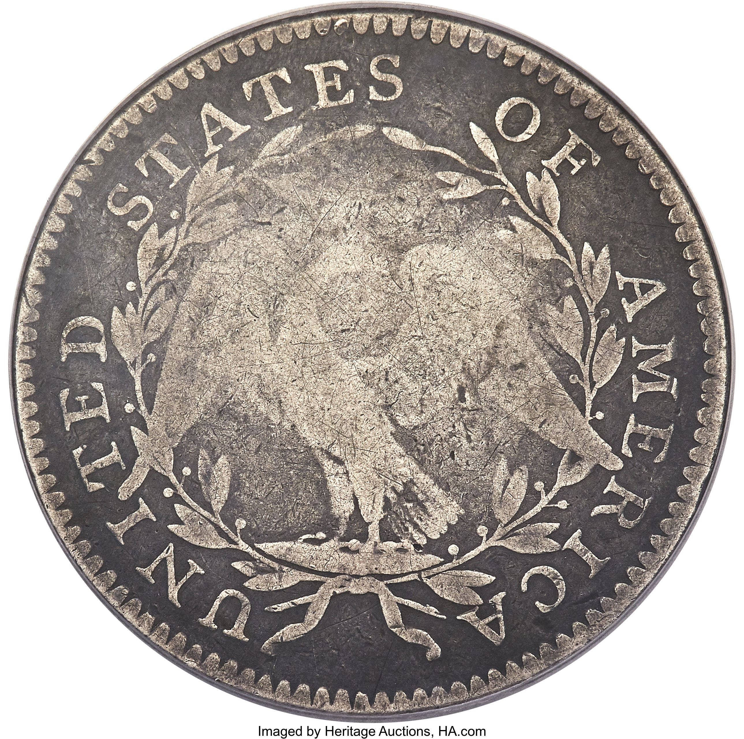 image for: 1794 50C O-105, T-3, R.5 -- Graffiti -- NCS. VG Details....