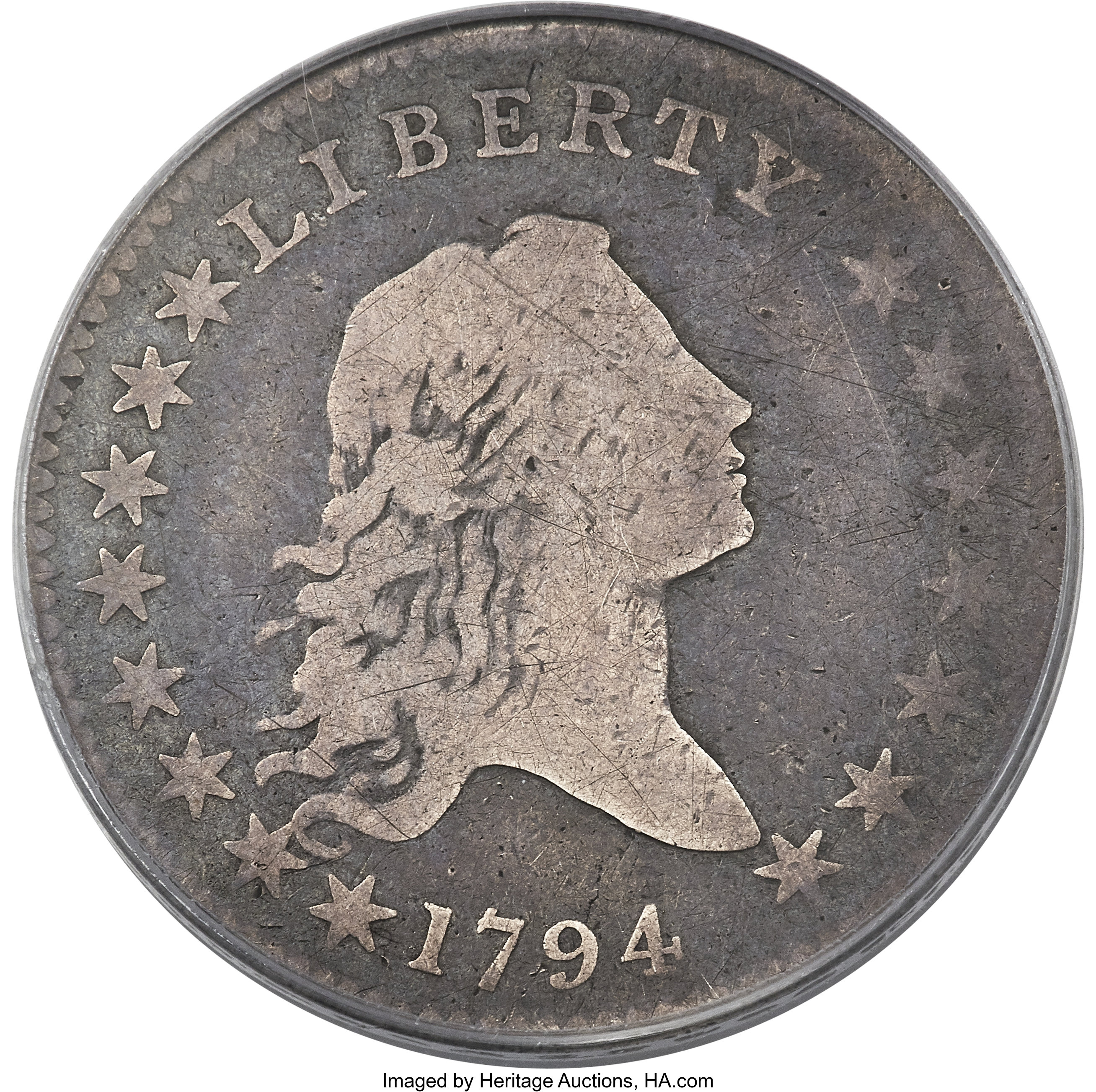 image for: 1794 50C O-105, T-3, R.5, VG8 PCGS....