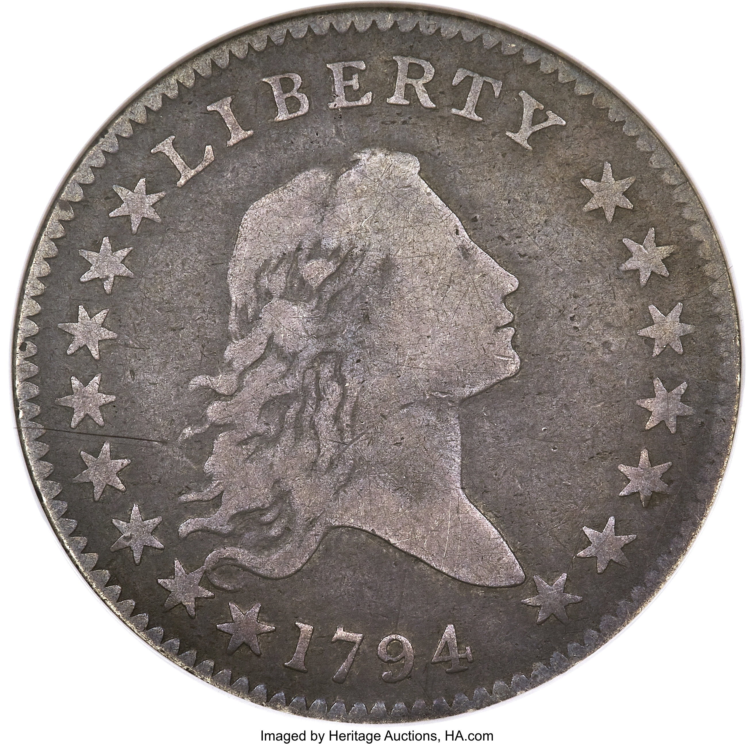 image for: 1794 50C O-105, T-3, R.5, VG10 NGC. CAC....